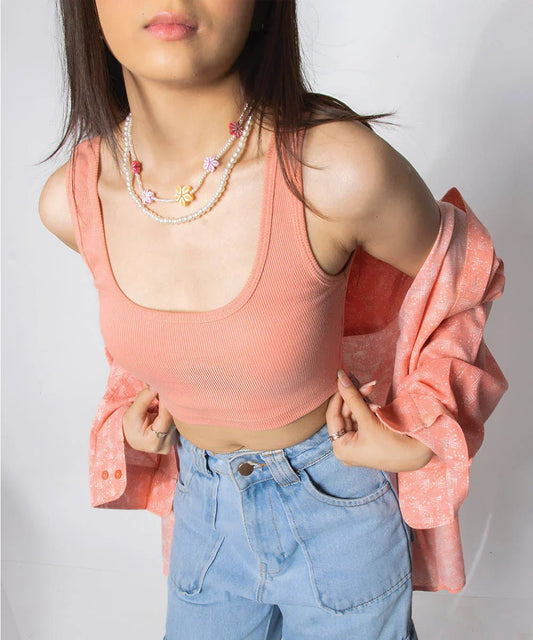 Blush Pink Crop - Top - Milaro