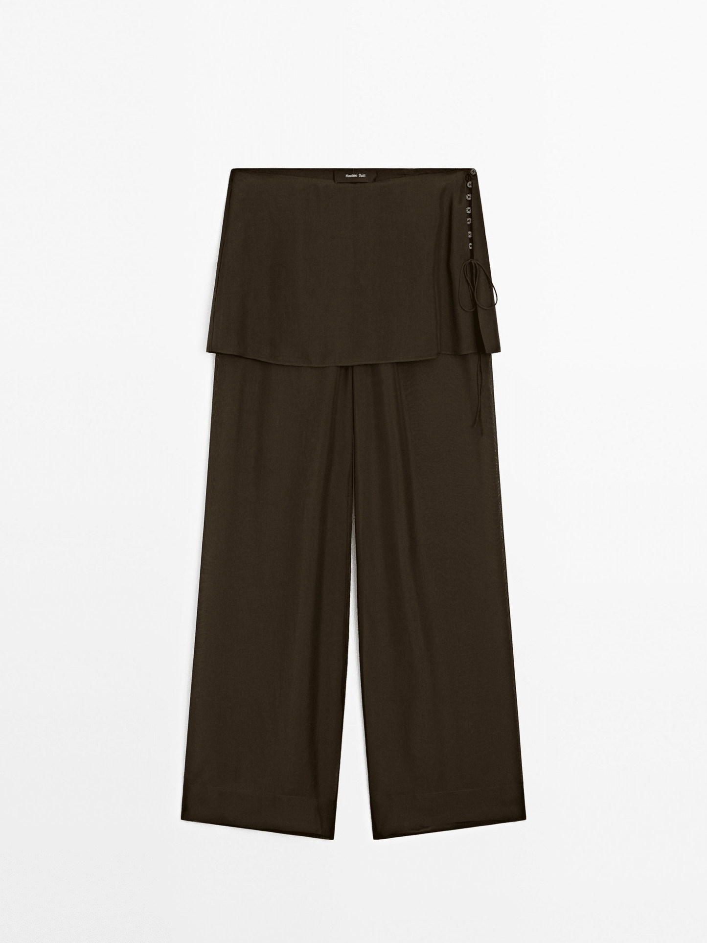 MILARO — VEILORA Trousers (Smoke Brown) - Milaro
