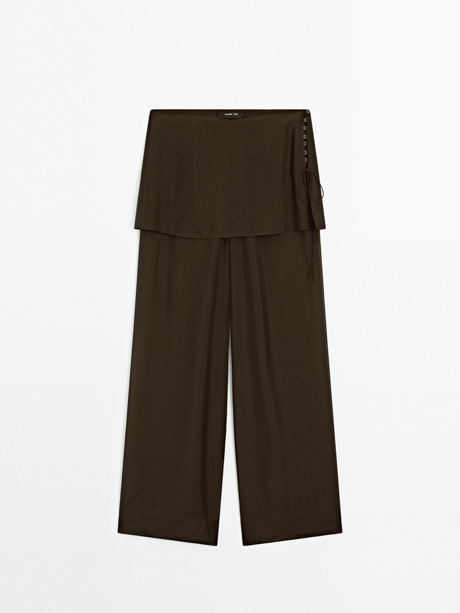 MILARO — VEILORA Trousers (Smoke Brown) - Milaro