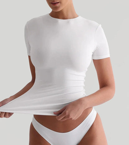 Second Skin T Shirt - No Bra Tee - Milaro