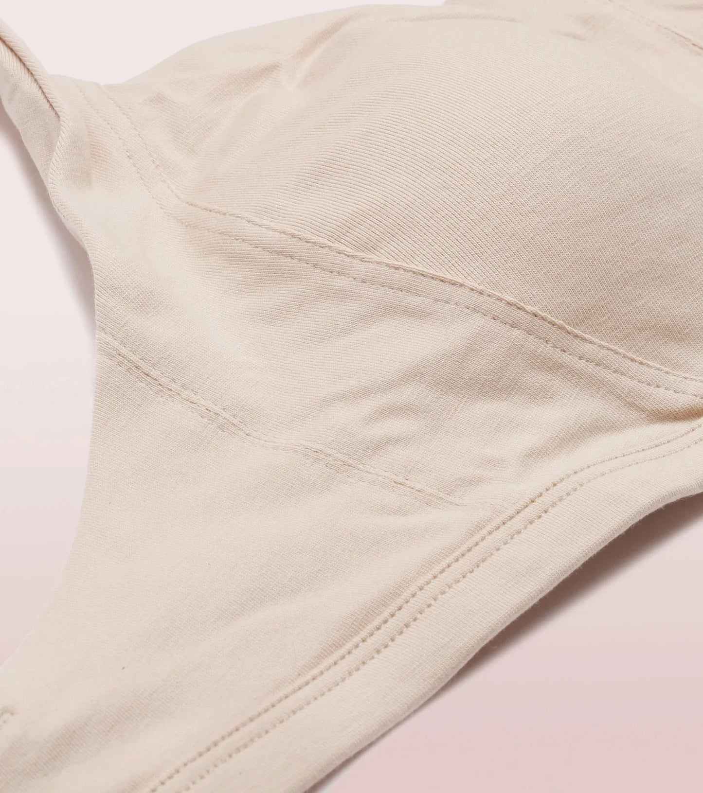 Softest Bra Ever - Cotton Seamless Bra Padded with Full Coverage - Milaro