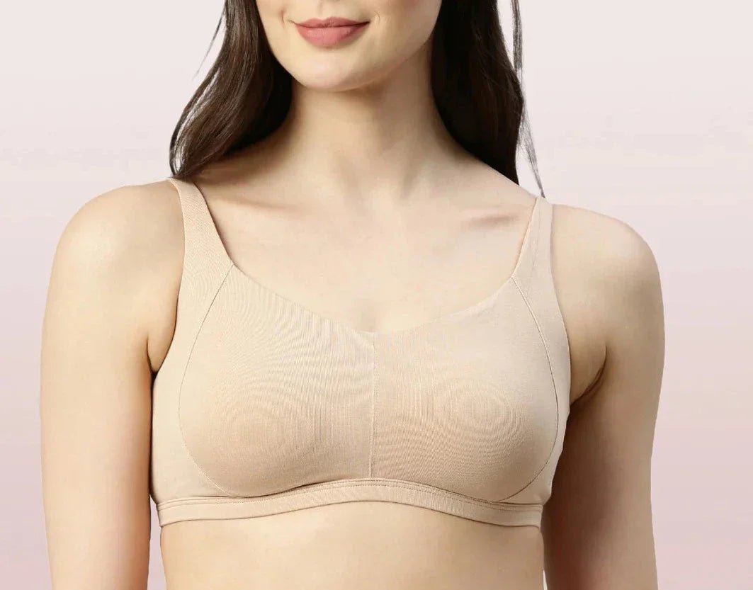Softest Bra Ever - Cotton Seamless Bra Padded with Full Coverage - Milaro
